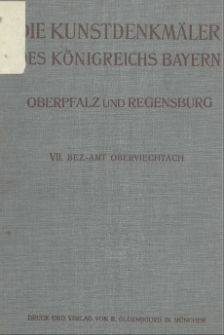 Die Kunstdenkmäler von Oberpfalz & Regensburg.