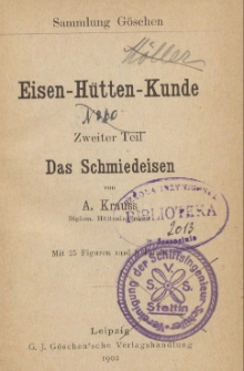 Eisen-Hütten-Kunde