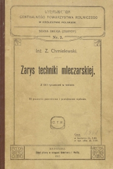 Zarys techniki mleczarskiej