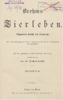 Brehms Tierleben