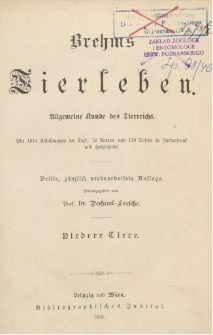 Brehms Tierleben