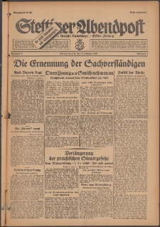 Stettiner Abendpost : Ostsee-Zeitung : Stettiner neueste Nachrichten. 1929 Nr 4