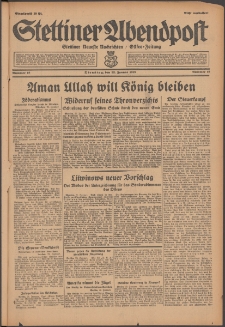 Stettiner Abendpost : Ostsee-Zeitung : Stettiner neueste Nachrichten. 1929 Nr 18