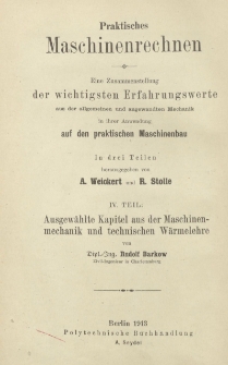 Praktisches Maschinenrechnen