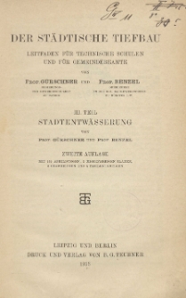 Der Städtische Tiefbau