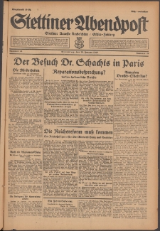 Stettiner Abendpost : Ostsee-Zeitung : Stettiner neueste Nachrichten. 1929 Nr 24