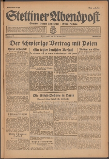 Stettiner Abendpost : Ostsee-Zeitung : Stettiner neueste Nachrichten. 1929 Nr 25