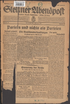 Stettiner Abendpost : Ostsee-Zeitung : Stettiner neueste Nachrichten. 1929 Nr 27