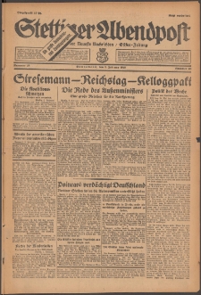 Stettiner Abendpost : Ostsee-Zeitung : Stettiner neueste Nachrichten. 1929 Nr 28