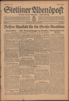 Stettiner Abendpost : Ostsee-Zeitung : Stettiner neueste Nachrichten. 1929 Nr 30