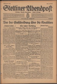 Stettiner Abendpost : Ostsee-Zeitung : Stettiner neueste Nachrichten. 1929 Nr 31