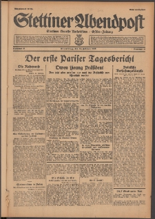 Stettiner Abendpost : Ostsee-Zeitung : Stettiner neueste Nachrichten. 1929 Nr 36