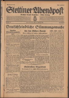 Stettiner Abendpost : Ostsee-Zeitung : Stettiner neueste Nachrichten. 1929 Nr 38