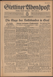 Stettiner Abendpost : Ostsee-Zeitung : Stettiner neueste Nachrichten. 1929 Nr 39