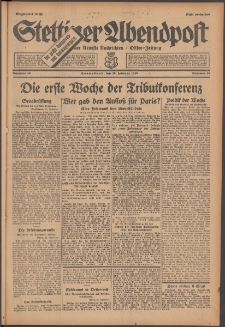 Stettiner Abendpost : Ostsee-Zeitung : Stettiner neueste Nachrichten. 1929 Nr 40