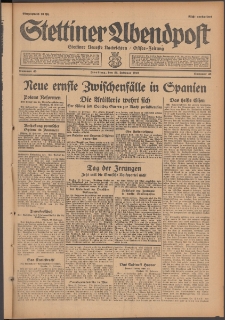 Stettiner Abendpost : Ostsee-Zeitung : Stettiner neueste Nachrichten. 1929 Nr 45