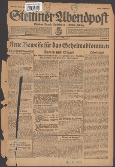 Stettiner Abendpost : Ostsee-Zeitung : Stettiner neueste Nachrichten. 1929 Nr 51