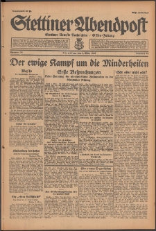 Stettiner Abendpost : Ostsee-Zeitung : Stettiner neueste Nachrichten. 1929 Nr 54
