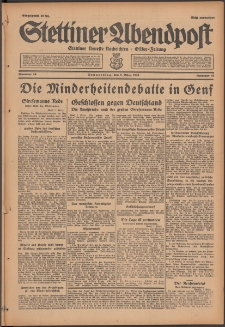 Stettiner Abendpost : Ostsee-Zeitung : Stettiner neueste Nachrichten. 1929 Nr 56