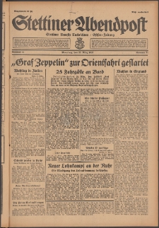 Stettiner Abendpost : Ostsee-Zeitung : Stettiner neueste Nachrichten. 1929 Nr 71