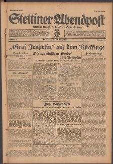 Stettiner Abendpost : Ostsee-Zeitung : Stettiner neueste Nachrichten. 1929 Nr 73