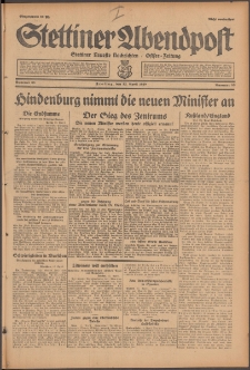 Stettiner Abendpost : Ostsee-Zeitung : Stettiner neueste Nachrichten. 1929 Nr 85