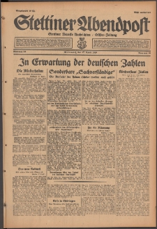 Stettiner Abendpost : Ostsee-Zeitung : Stettiner neueste Nachrichten. 1929 Nr 89