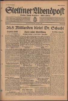 Stettiner Abendpost : Ostsee-Zeitung : Stettiner neueste Nachrichten. 1929 Nr 90