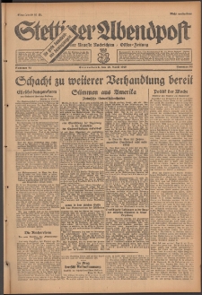 Stettiner Abendpost : Ostsee-Zeitung : Stettiner neueste Nachrichten. 1929 Nr 92