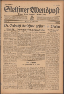 Stettiner Abendpost : Ostsee-Zeitung : Stettiner neueste Nachrichten. 1929 Nr 93