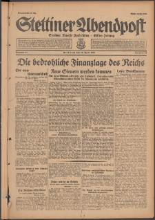 Stettiner Abendpost : Ostsee-Zeitung : Stettiner neueste Nachrichten. 1929 Nr 95