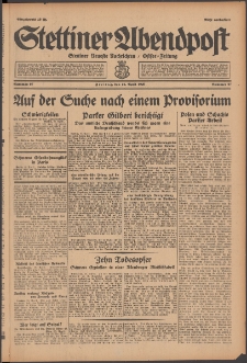 Stettiner Abendpost : Ostsee-Zeitung : Stettiner neueste Nachrichten. 1929 Nr 97