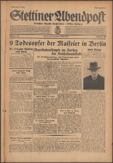 Stettiner Abendpost : Ostsee-Zeitung : Stettiner neueste Nachrichten. 1929 Nr 102