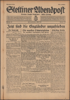 Stettiner Abendpost : Ostsee-Zeitung : Stettiner neueste Nachrichten. 1929 Nr 107