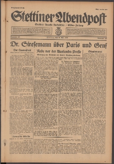 Stettiner Abendpost : Ostsee-Zeitung : Stettiner neueste Nachrichten. 1929 Nr 108