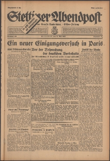 Stettiner Abendpost : Ostsee-Zeitung : Stettiner neueste Nachrichten. 1929 Nr 109