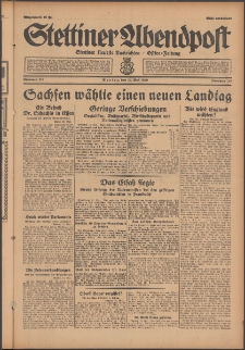 Stettiner Abendpost : Ostsee-Zeitung : Stettiner neueste Nachrichten. 1929 Nr 110