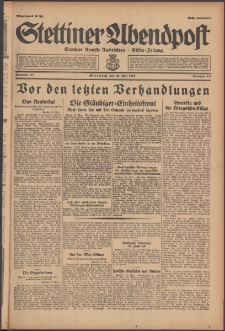 Stettiner Abendpost : Ostsee-Zeitung : Stettiner neueste Nachrichten. 1929 Nr 117