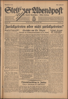 Stettiner Abendpost : Ostsee-Zeitung : Stettiner neueste Nachrichten. 1929 Nr 118