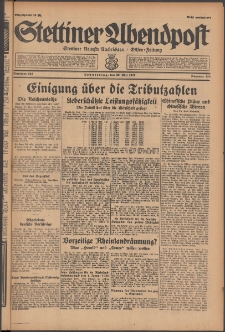 Stettiner Abendpost : Ostsee-Zeitung : Stettiner neueste Nachrichten. 1929 Nr 124