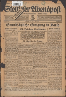 Stettiner Abendpost : Ostsee-Zeitung : Stettiner neueste Nachrichten. 1929 Nr 126
