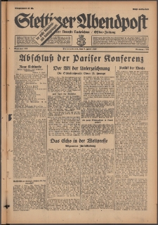 Stettiner Abendpost : Ostsee-Zeitung : Stettiner neueste Nachrichten. 1929 Nr 132