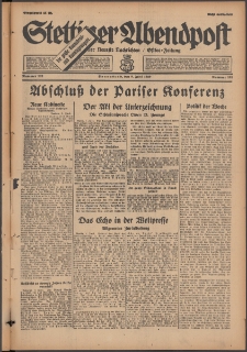 Stettiner Abendpost : Ostsee-Zeitung : Stettiner neueste Nachrichten. 1929 Nr 132