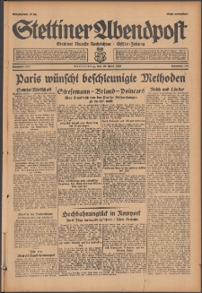 Stettiner Abendpost : Ostsee-Zeitung : Stettiner neueste Nachrichten. 1929 Nr 142