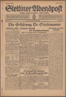 Stettiner Abendpost : Ostsee-Zeitung : Stettiner neueste Nachrichten. 1929 nr 145
