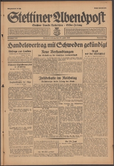 Stettiner Abendpost : Ostsee-Zeitung : Stettiner neueste Nachrichten. 1929 Nr 148