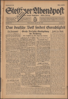 Stettiner Abendpost : Ostsee-Zeitung : Stettiner neueste Nachrichten. 1929 Nr 150