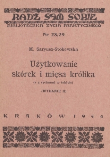Użytkowanie skórek i mięsa królika