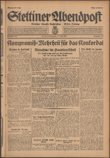 Stettiner Abendpost : Ostsee-Zeitung : Stettiner neueste Nachrichten. 1929 Nr 154