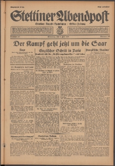 Stettiner Abendpost : Ostsee-Zeitung : Stettiner neueste Nachrichten. 1929 Nr 157